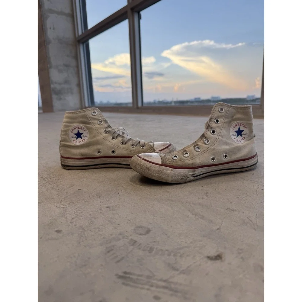 Converse Chuck Taylor All Star Men's High Top Canvas Lace-Up Sneakers White